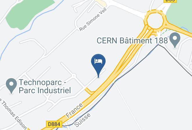 Ain - Hotel Initial By Balladins Geneve St Genis Pouilly Maps