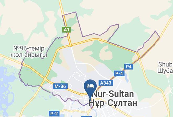 Nur Sultan - Hotel Inju Hills Maps