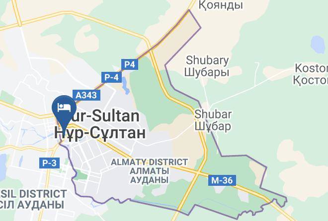 Nur Sultan - Hotel Inju On Baraeva 9 Maps