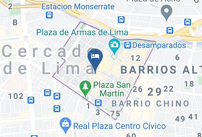 Lima - Hotel Inka Path Maps