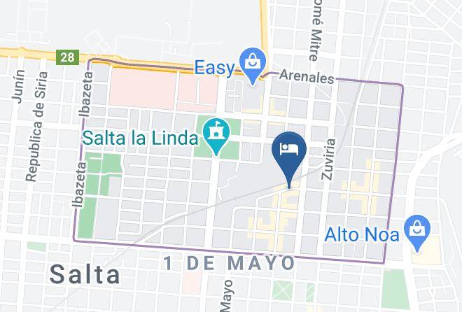 Salta - Hotel Inkai Ex Hotel Patios De Lerma Maps