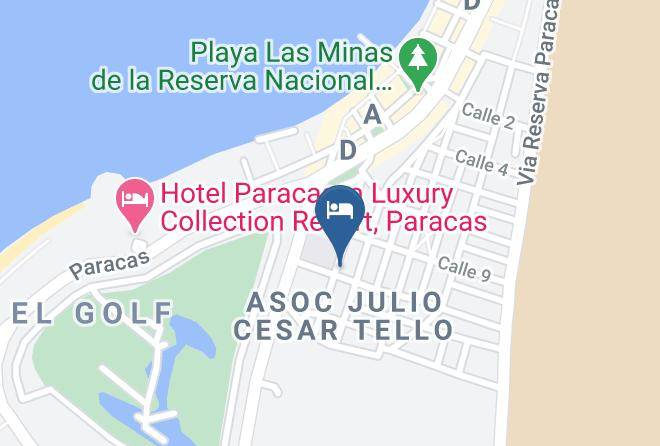 Pisco - Hotel Inkayaku Maps