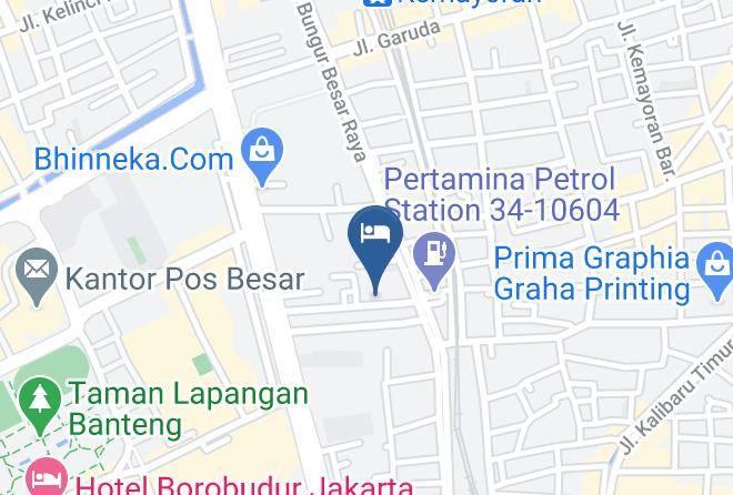 Central Jakarta - Hotel Inkopdit Maps