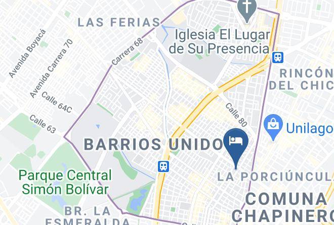 Bogota - Hotel Inn 72 Nueva Sede Maps