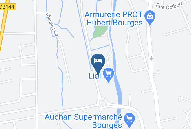 Hotel Inn Design Resto Novo Bourges Map