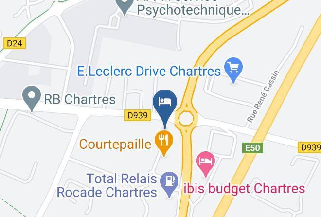 Eure Et Loir - Hotel Inn Design Resto Novo Chartres Maps