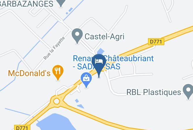 Hotel Inn Design Resto Novo Chateaubriant Map