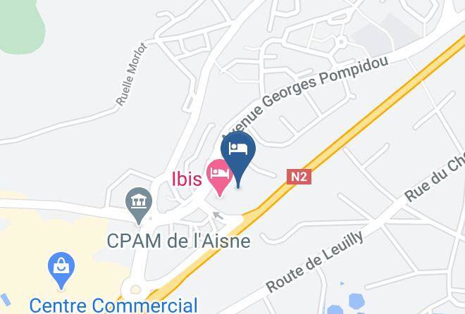 Aisne - Hotel Inn Design Resto Novo Laon Maps