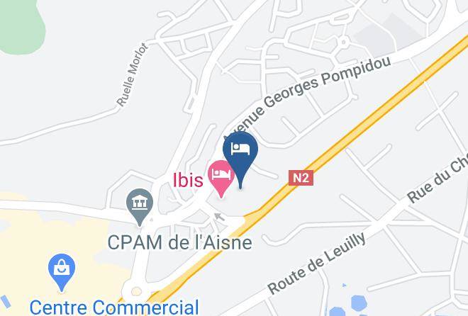 Aisne - Hotel Inn Design Laon Maps