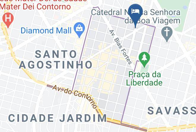 Belo Horizonte - Hotel Inn Nacional Bh Maps