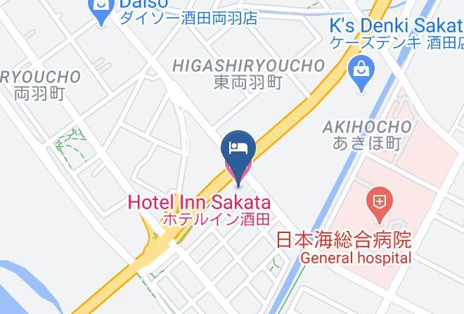 Sakata City - Hotel Inn Sakata Maps
