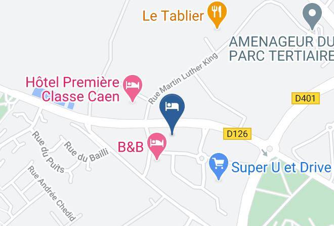 Calvados - Hotel Inspiration By Balladins Caen Memorial Maps
