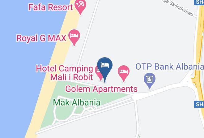 Kavaje - Hotel Intea Maps