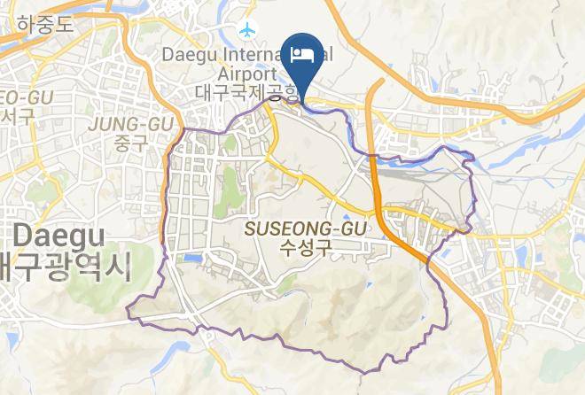 Suseonggu - Hotel Inter Burgo Daegu Maps