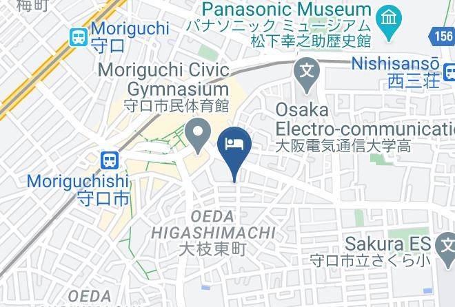 Hotel Inter City Moriguchi Map