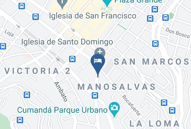 Hotel Interamericano Map