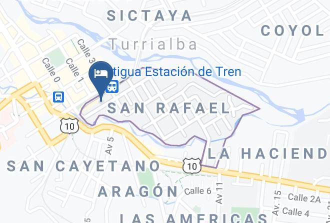 Turrialba - Hotel Interamericano Maps