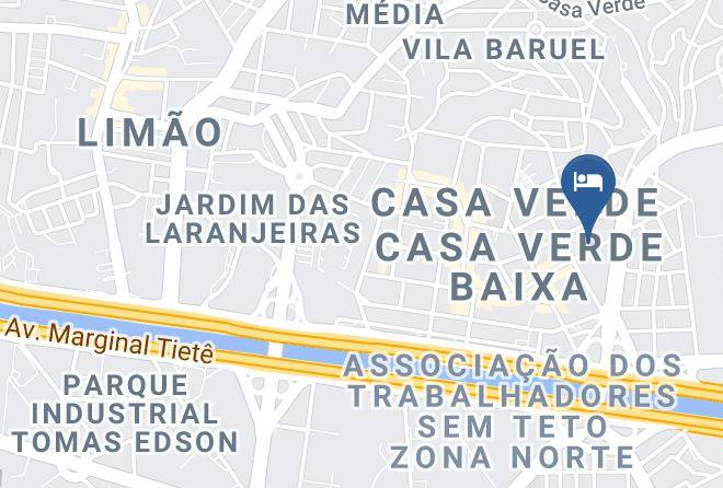 Sao Paulo Casa Verde - Hotel Intercity Anhembi Maps