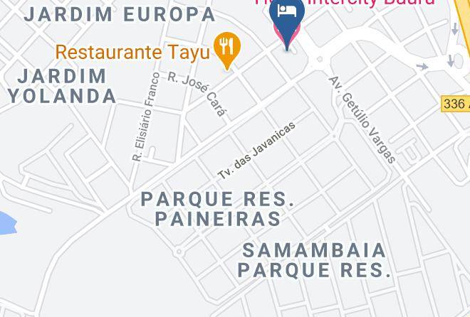 Bauru - Hotel Intercity Bauru Maps