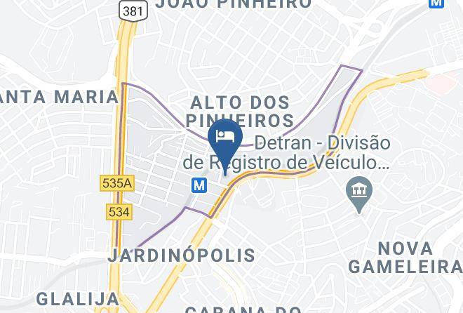 Belo Horizonte - Hotel Intercity Bh Expo Maps