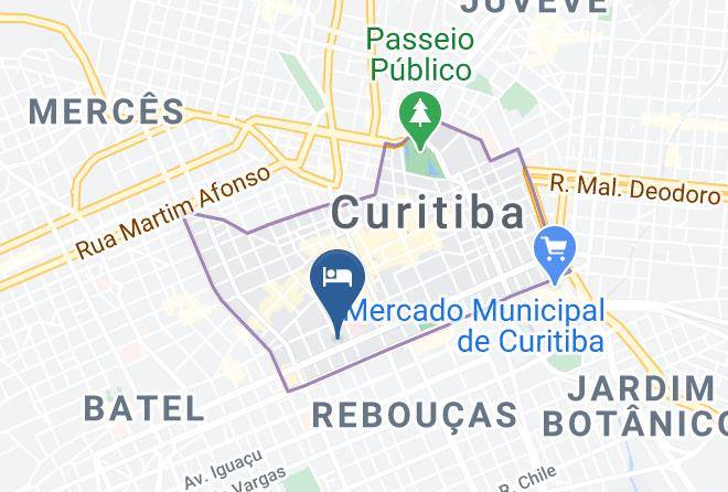 Curitiba - Hotel Intercity Curitiba Batel Maps