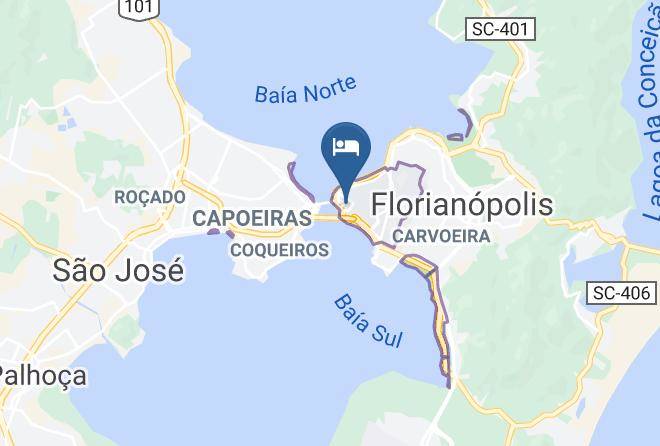 Florianopolis - Hotel Intercity Florianopolis Maps