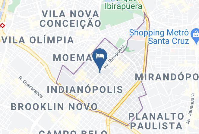 Sao Paulo Moema - Hotel Intercity Ibirapuera Maps