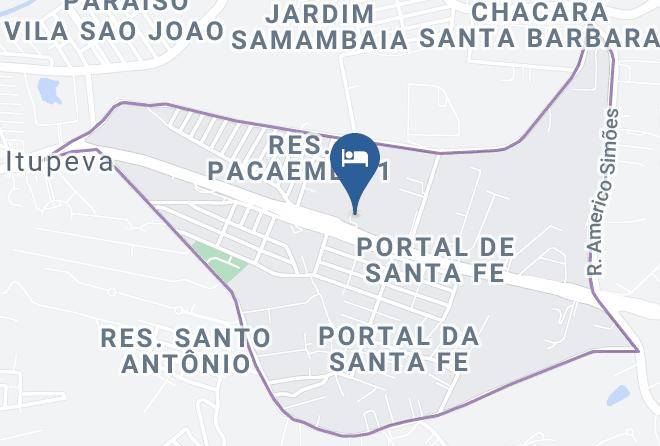 Itupeva - Hotel Intercity Itupeva Maps