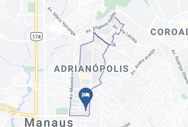 Hotel Intercity Manaus Map