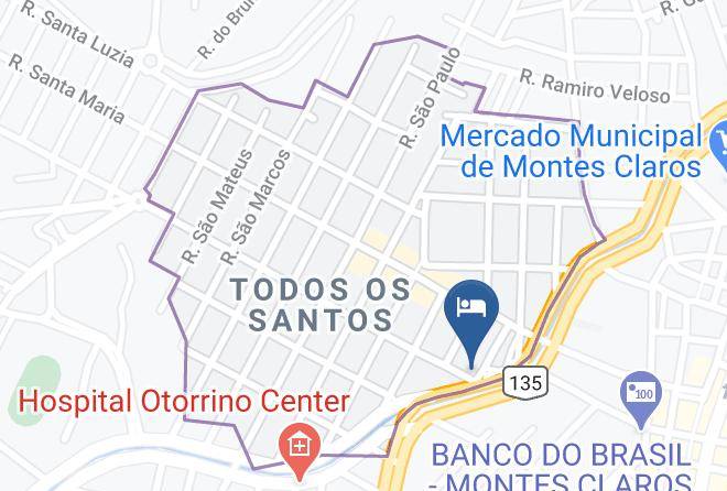 Montes Claros - Hotel Intercity Montes Claros Maps