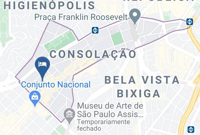Sao Paulo Solacao - Hotel Intercity Paulista Maps