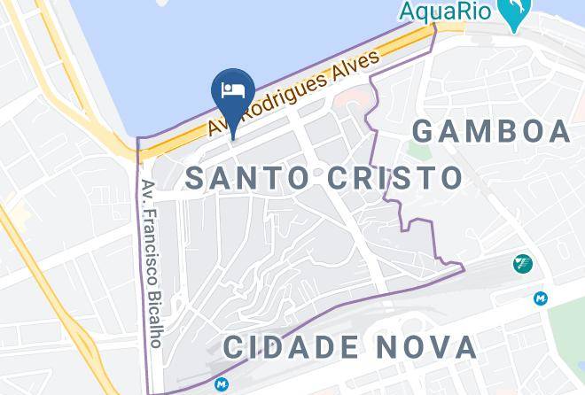 Rio De Janeiro Santo Cristo - Hotel Intercity Porto Maravilha Maps