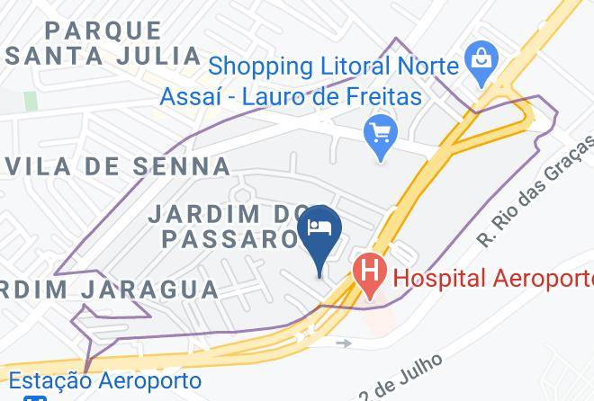 Lauro De Freitas - Hotel Intercity Salvador Aeroporto Maps