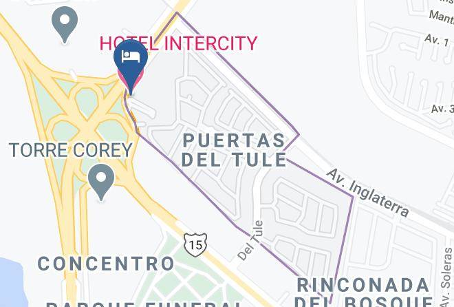 Zapopan - Hotel Intercity Maps