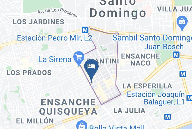 Santo Domingo De Guzman - Hotel Intercontinental Real Santo Domingo Maps