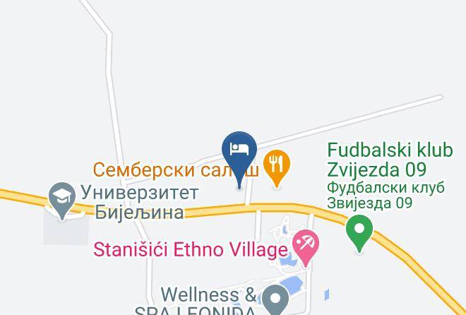 Bijeljina - Hotel Intergaj Maps