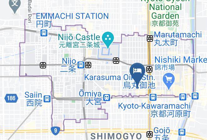 Hotel Intergate Kyoto Shijoshinmachi Map