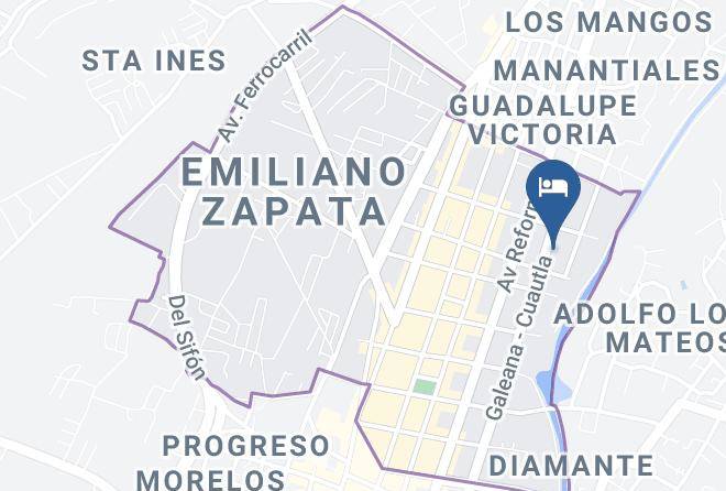 Cuautla - Hotel Internacional Maps