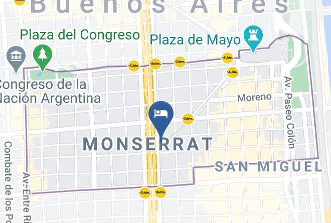 Autonomous City Of Buenos Aires - Hotel Internacional Maps