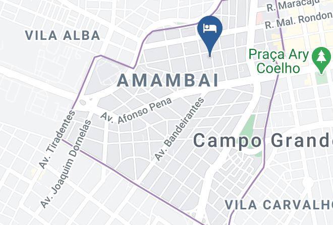 Campo Grande - Hotel Internacional Maps
