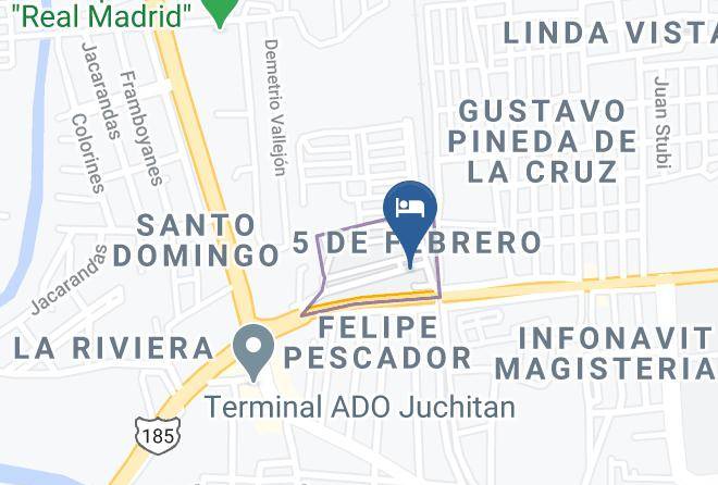 Heroica Ciudad De Juchitan De Zaragoza - Hotel Internacional Maps