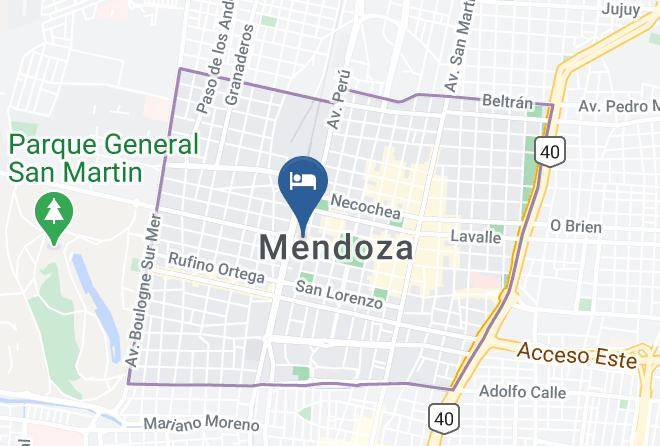 Mendoza - Hotel Internacional Maps