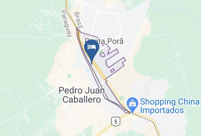 Ponta Pora - Hotel Internacional Maps