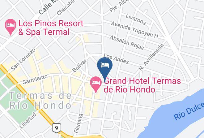 Rio Hondo - Hotel Internacional Maps