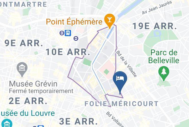 Paris - Hotel International Maps