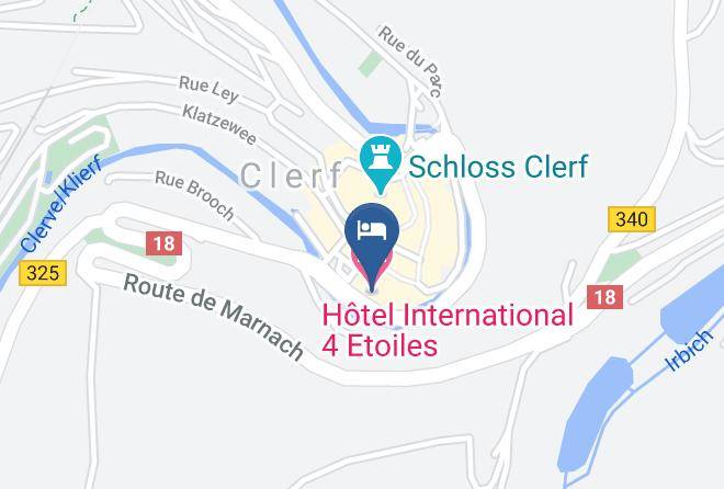 Clervaux - Hotel Koener Maps