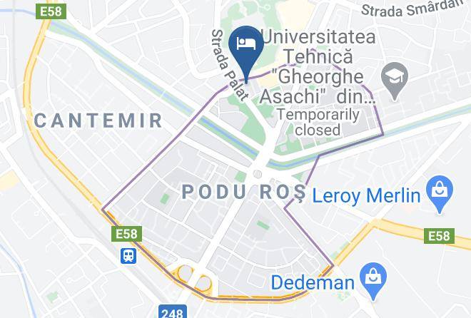 Iasi - Hotel International Maps