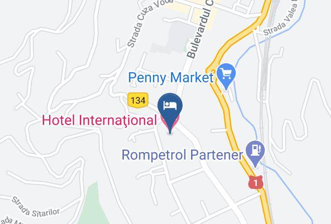 Sinaia - Hotel Internaional Maps