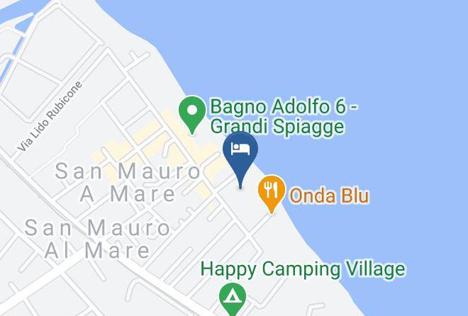 Hotel Internazionale San Mauro Mare Rimini Nord Map