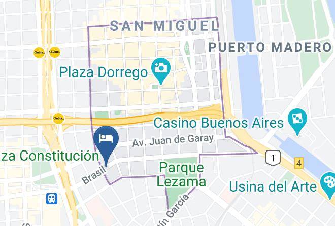 Buenos Aires - Hotel Intersur San Telmo Maps